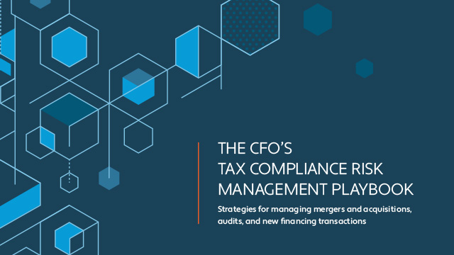 The CFO's Tax Compliance Risk Management Playbook